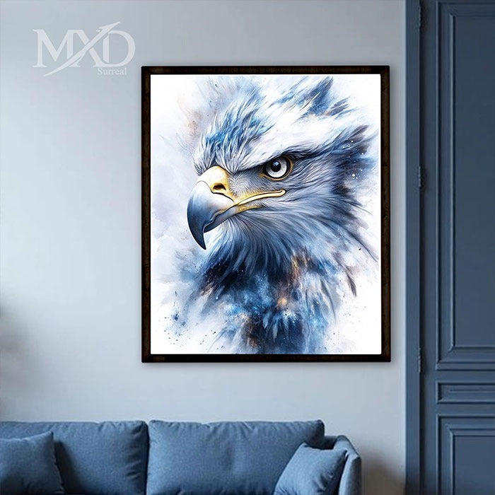 Eagle Watercolor Framed Art
