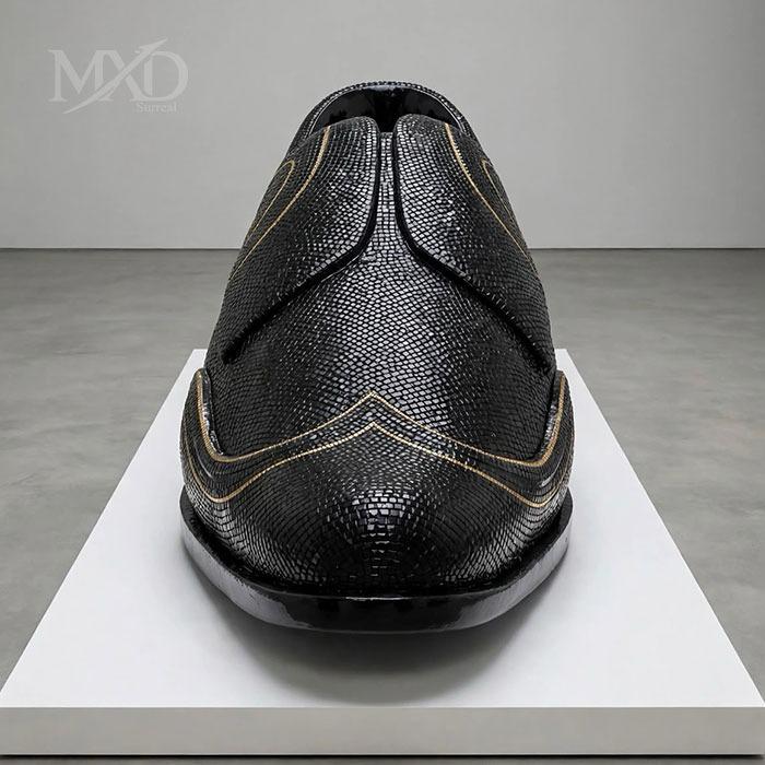 Giant Black Khussa Sculpture