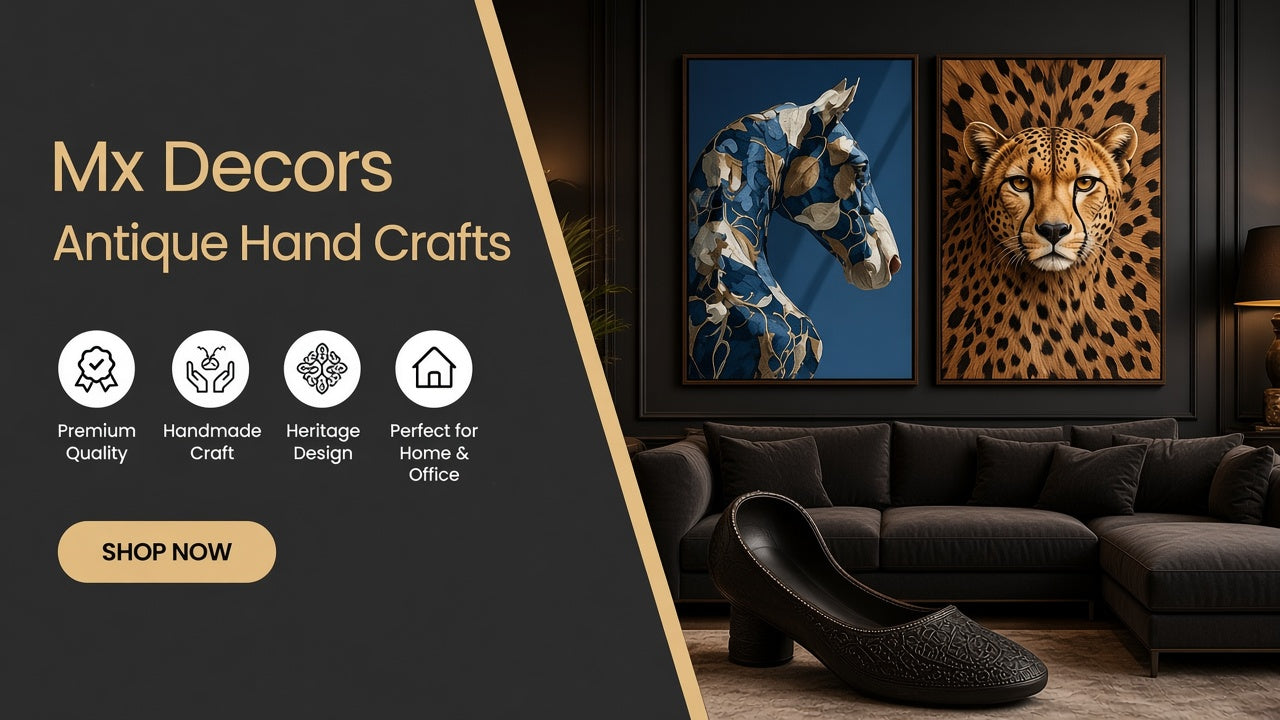 MX Decors Antique Hand Crafts — handmade khussa and heritage décor