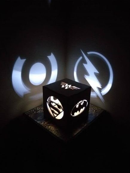 Justice League Shadow Cube Lamp