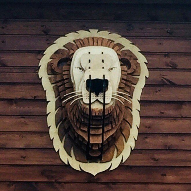 Laser Cut Tiger Head Wall Art