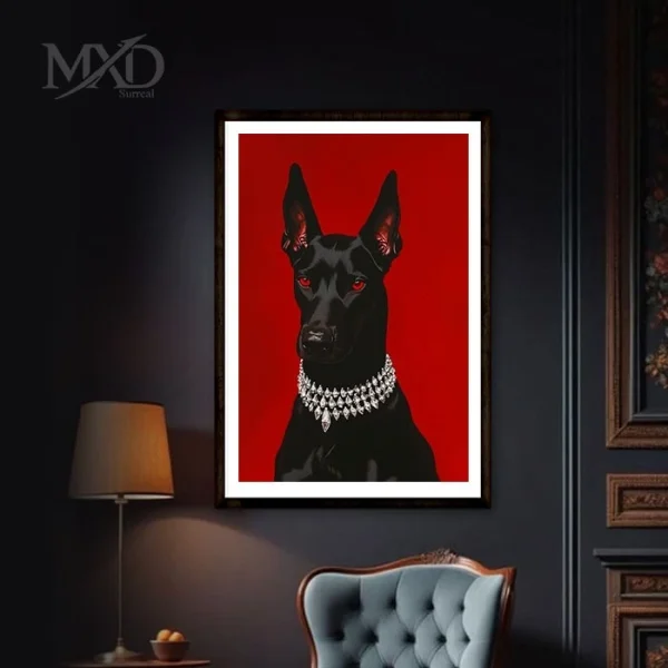 Dog Premium Wooden Art Frame | MX Decors