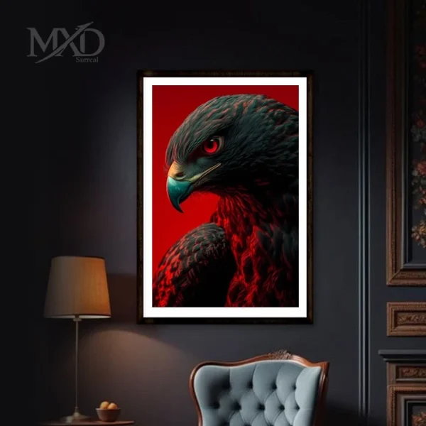 Eagle Premium Wooden Art Frame| MX Decors