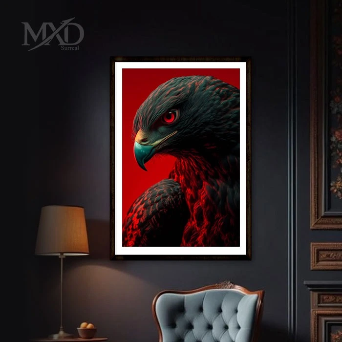 Eagle Premium Wooden Art Frame| MX Decors